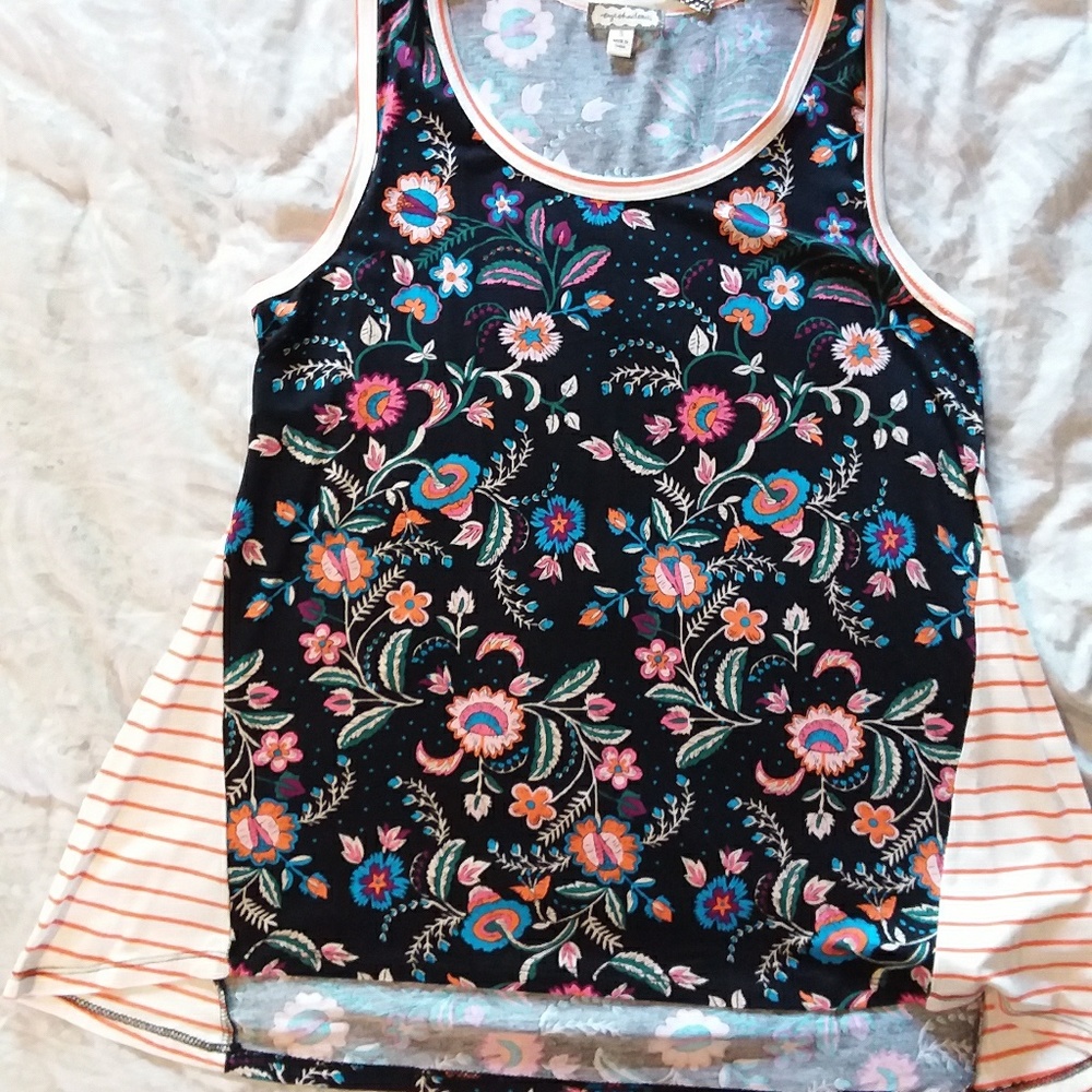 NWT Small, sleeveless, round neck, a-line, top
